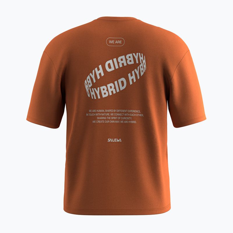 Férfi Salewa Eagle Hybrid Loose póló bombay barna 2