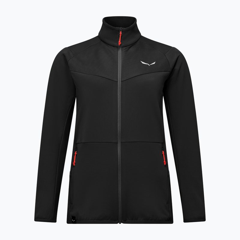 Női túrapulóver Salewa Puez Cammio PL black out 6