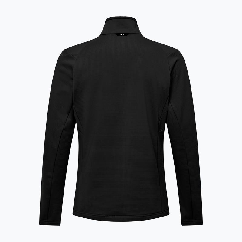 Férfi trekking pulóver Salewa Puez Cammio Polarlite Half Zip Black Out 7