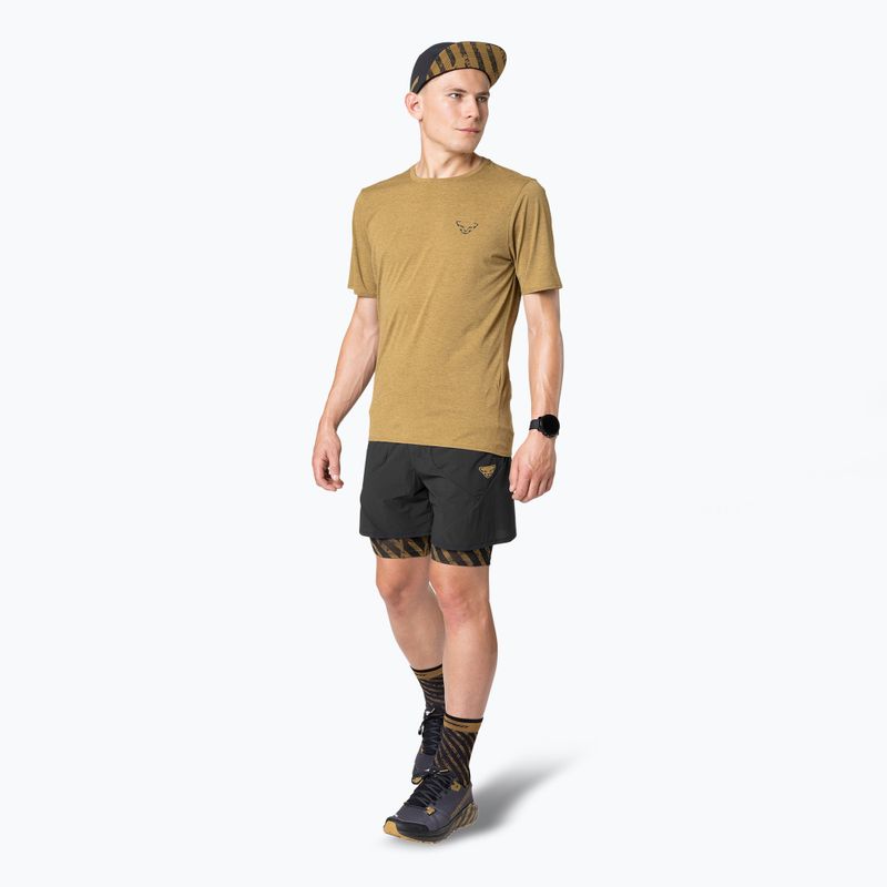 Férfi DYNAFIT Trail 2IN1 futónadrág fekete out dohány 2