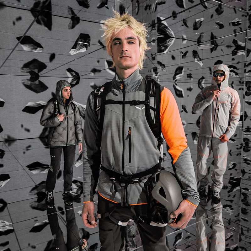 Férfi trekking pulóver Salewa Nxt Pl csendes árnyékban 9