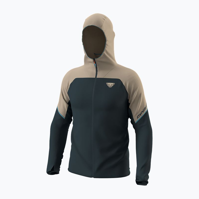 Férfi DYNAFIT Alpine Wind rock khaki színű futódzseki 7