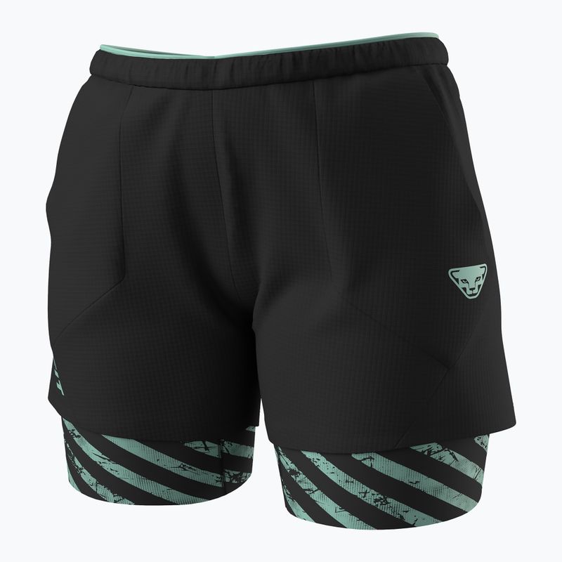 DYNAFIT Trail 2IN1 női futónadrág black out jadelite