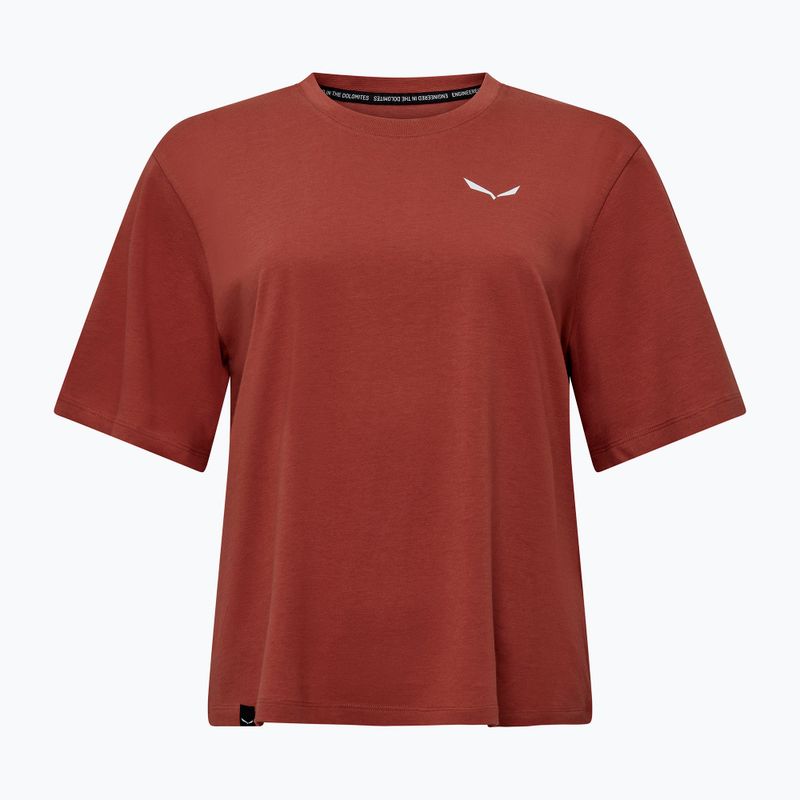 Női Salewa Eagle Sunset Sunset Loose póló etruscan piros 5