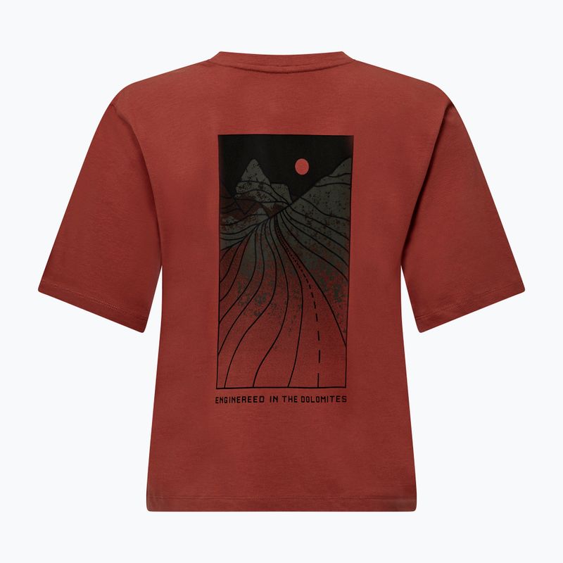 Női Salewa Eagle Sunset Sunset Loose póló etruscan piros 6