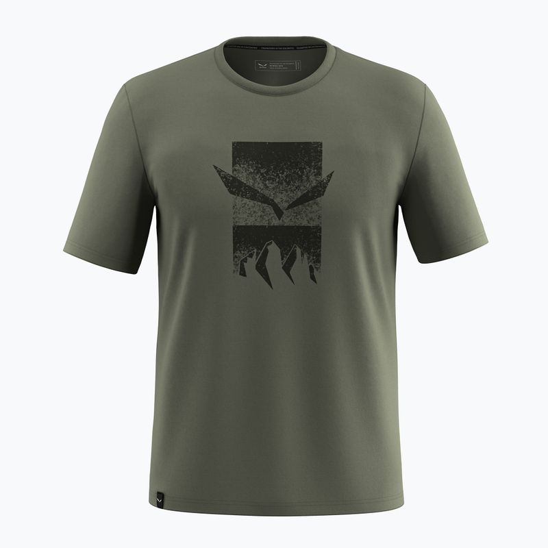 Férfi Salewa Eagle 3CIME fakó zöld póló