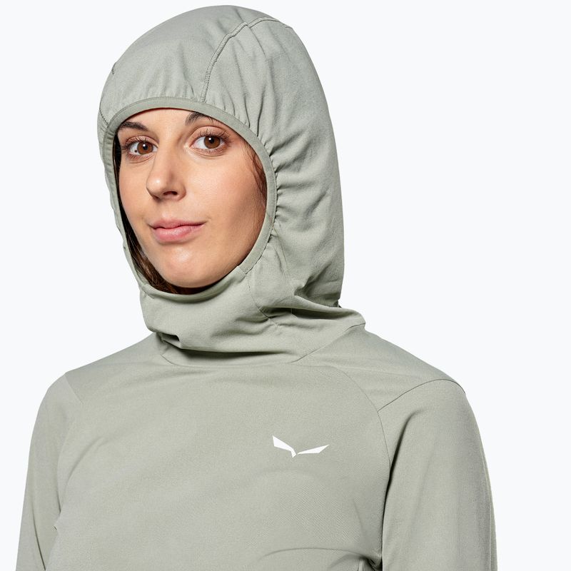 Női trekking pulóver Salewa Puez Sun Hoodie árnyékban 4