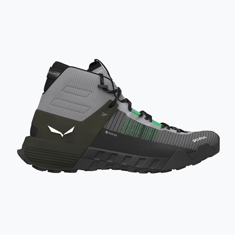 Férfi Salewa Wildfire Nxt Mid GTX ötvözet / sötét olíva közelítő cipő