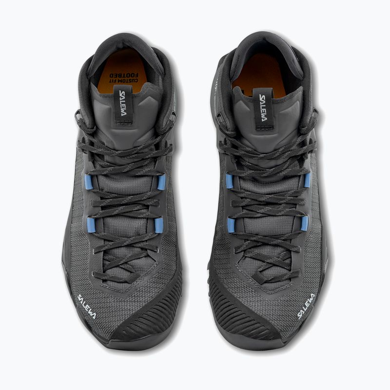 Salewa Wildfire Nxt Mid GTX onyx / quiet shade férfi közelítő cipő 4