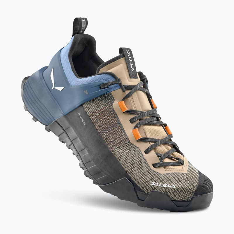 Salewa Wildfire Nxt GTX futóhomok / dark denim férfi közelítő cipő 5