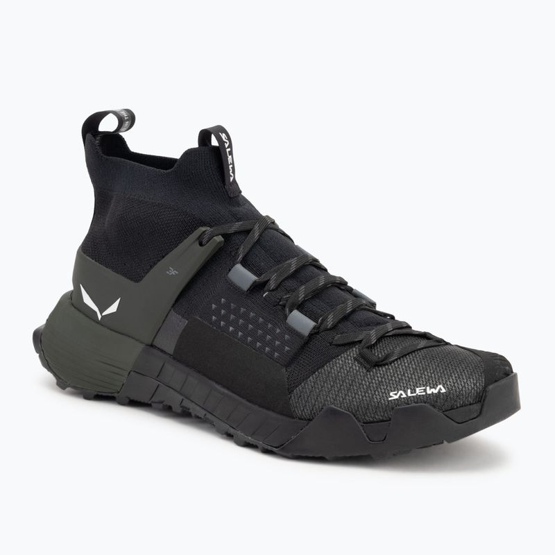 Salewa Wildfire Nxt Knit onyx / dark olive férfi közelítő cipő