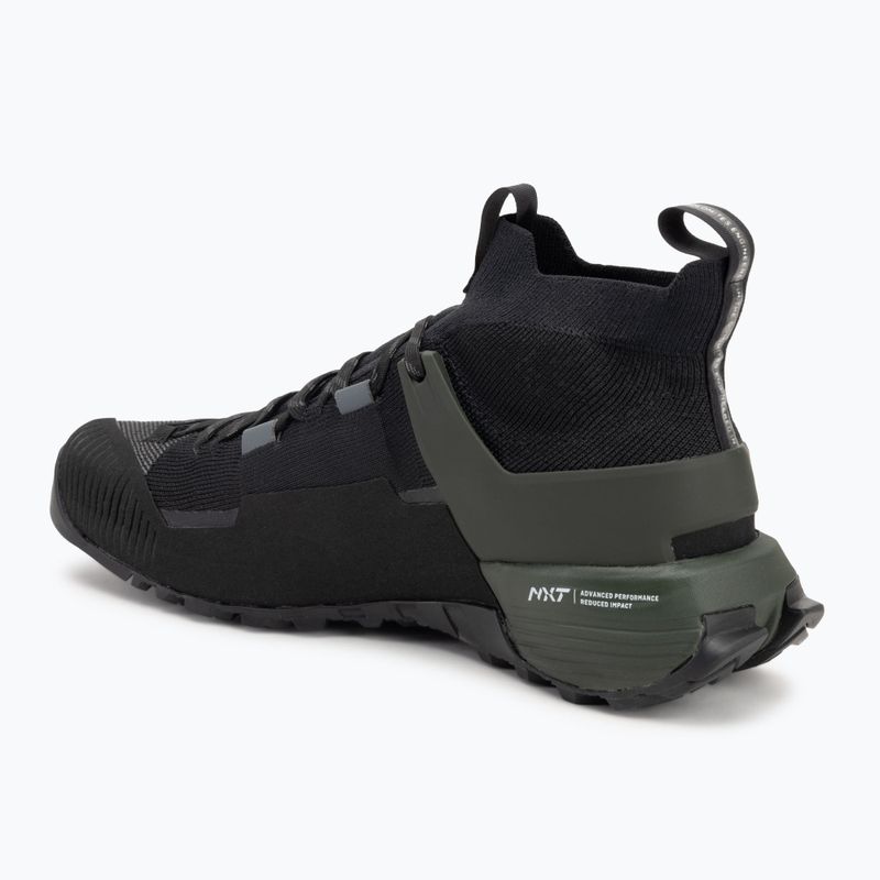Salewa Wildfire Nxt Knit onyx / dark olive férfi közelítő cipő 3