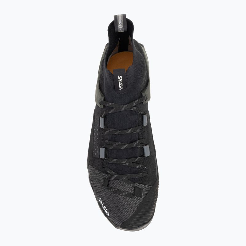 Salewa Wildfire Nxt Knit onyx / dark olive férfi közelítő cipő 5