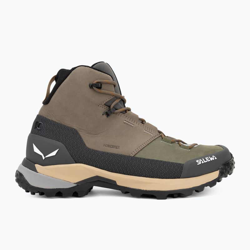 Salewa férfi túrabakancs Puez Leather Mid Ptx bungee kord / onyx 2