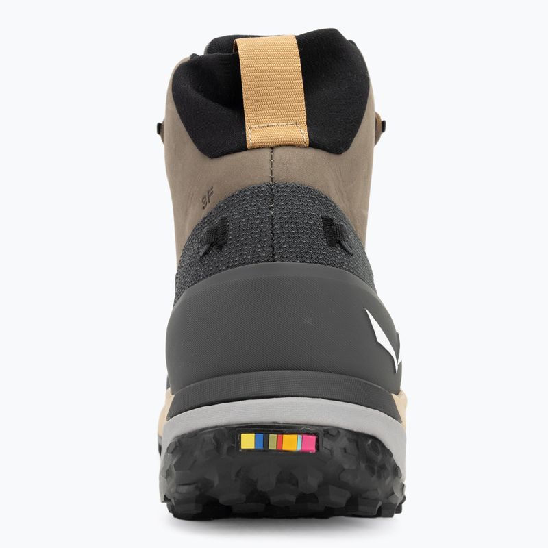 Salewa férfi túrabakancs Puez Leather Mid Ptx bungee kord / onyx 6
