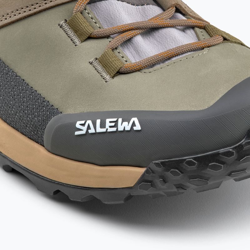 Salewa férfi túrabakancs Puez Leather Mid Ptx bungee kord / onyx 7