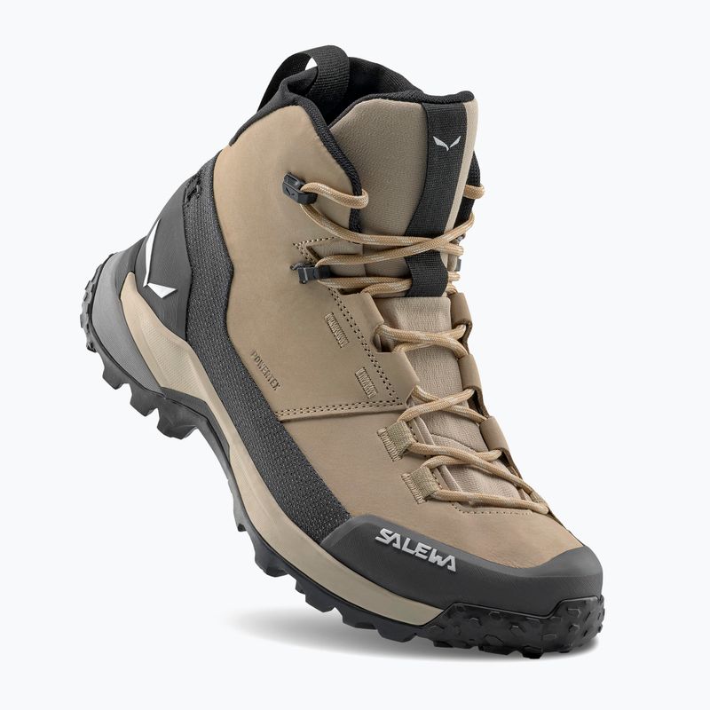 Salewa női túrabakancs Puez Leather Mid Ptx futóhomok / onyx 5