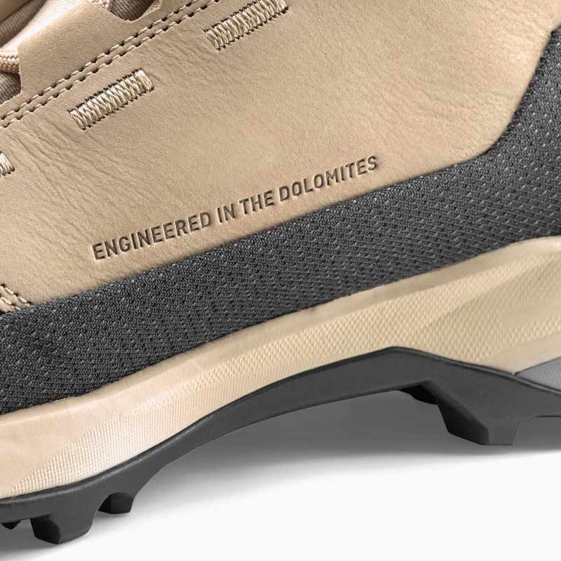 Salewa női túrabakancs Puez Leather Mid Ptx futóhomok / onyx 9