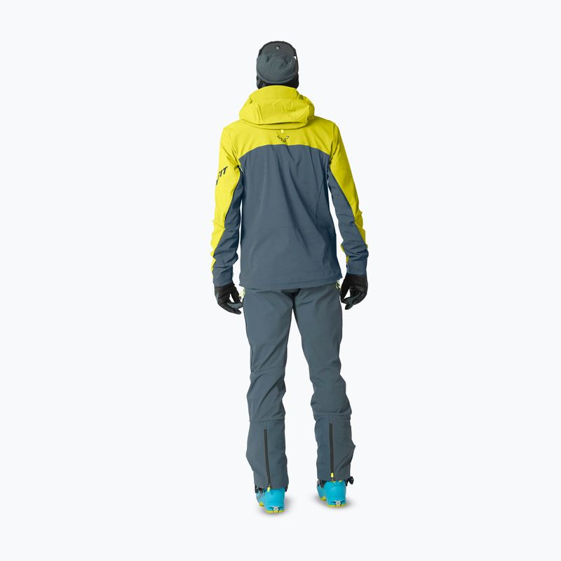 Férfi sítúra dzseki DYNAFIT Radical Softshell golden lime 3
