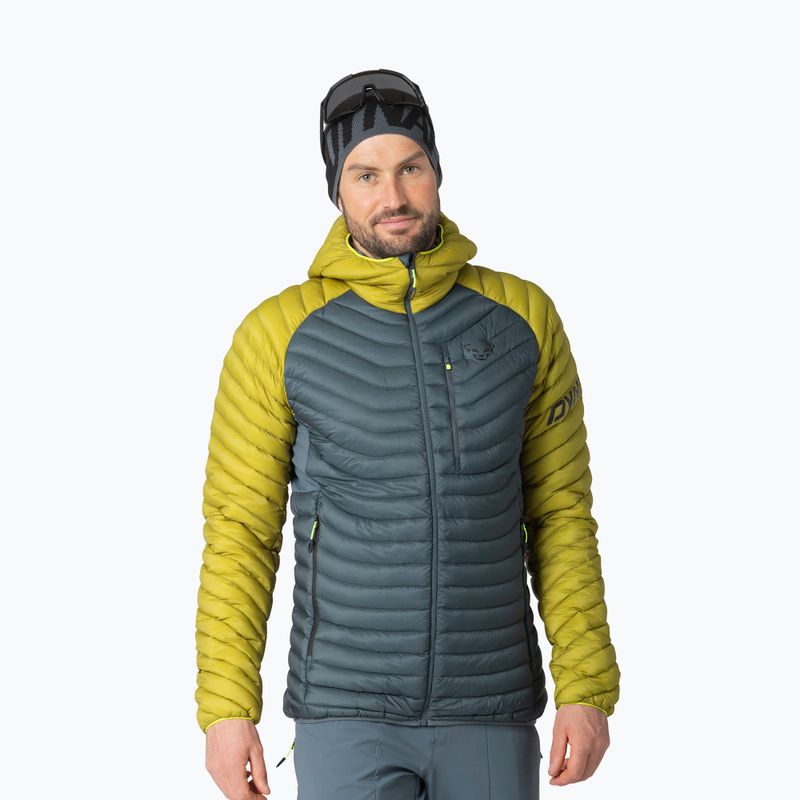 Férfi pehelykabát DYNAFIT Radical Down Hooded golden lime/0720