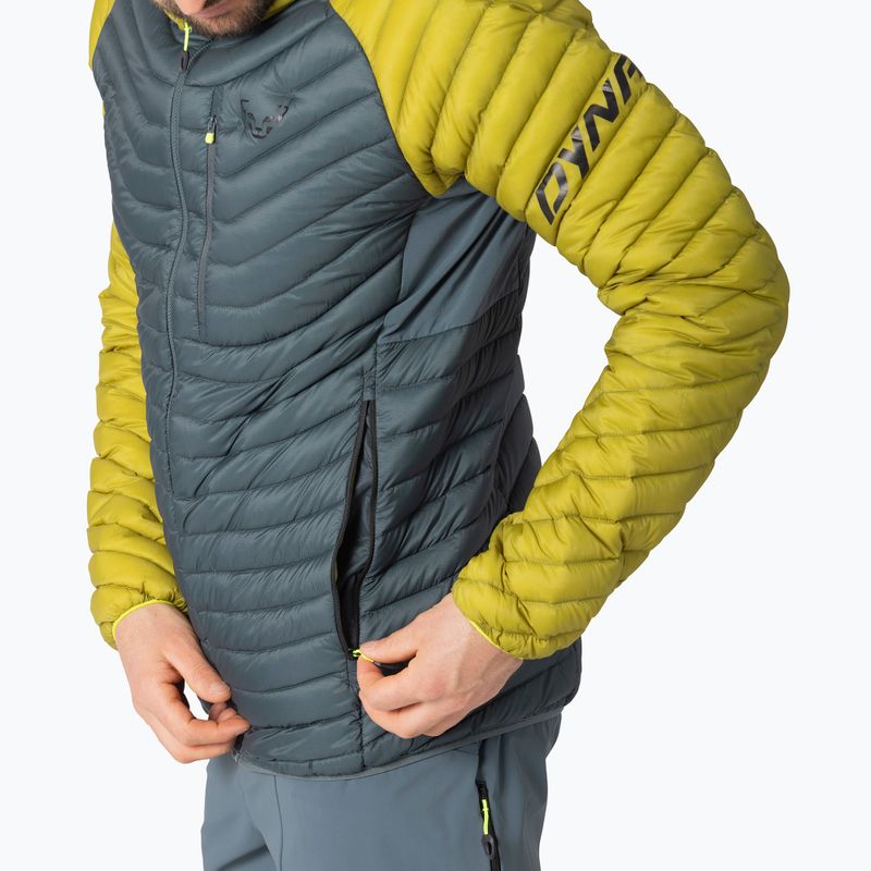 Férfi pehelykabát DYNAFIT Radical Down Hooded golden lime/0720 5