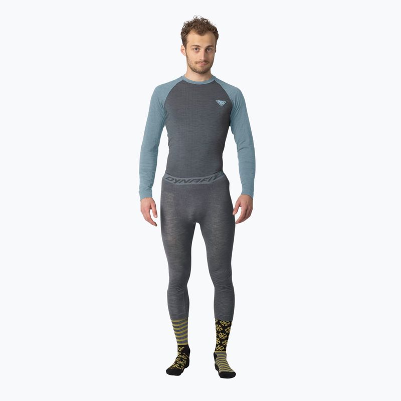 Férfi thermo hosszú ujjú DYNAFIT Tour Light Merino smoke blue 2