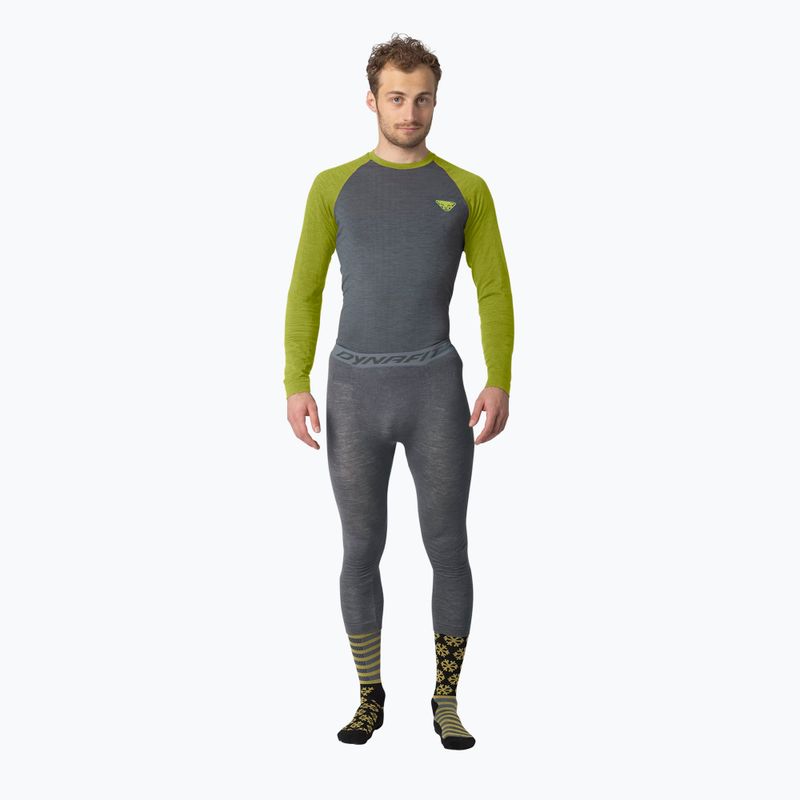 Férfi termoaktív pulóver DYNAFIT Tour Light Merino golden lime 2