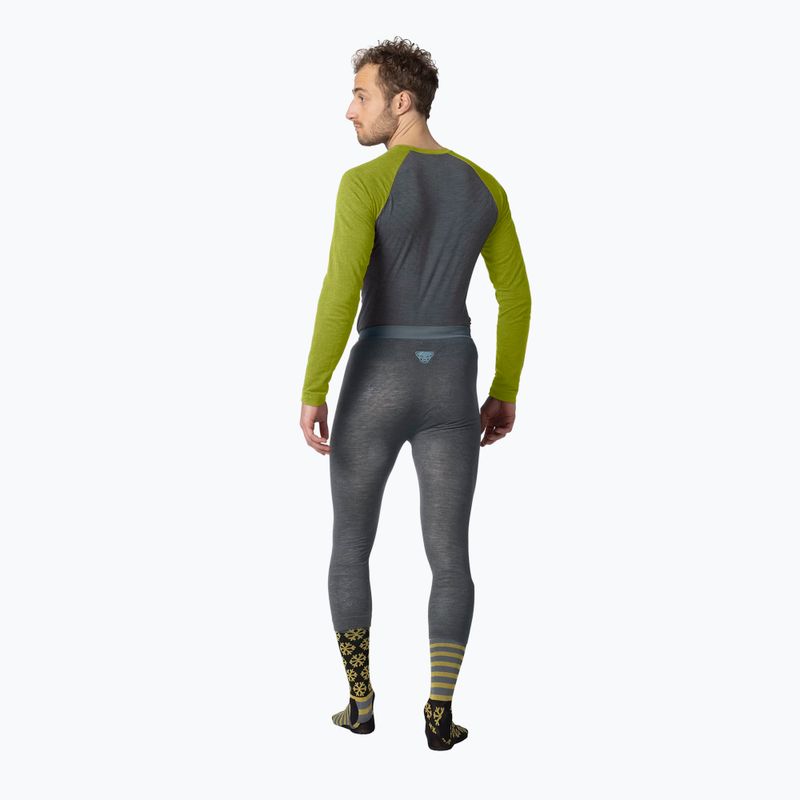 Férfi termoaktív pulóver DYNAFIT Tour Light Merino golden lime 3