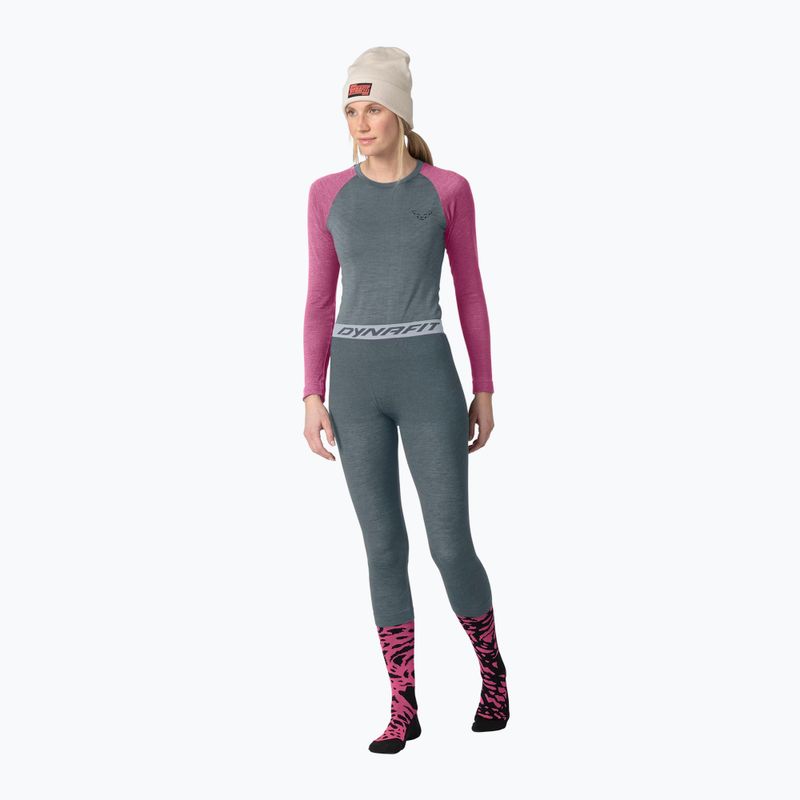 Női termoaktív pulóver DYNAFIT Tour Light Merino magenta 2
