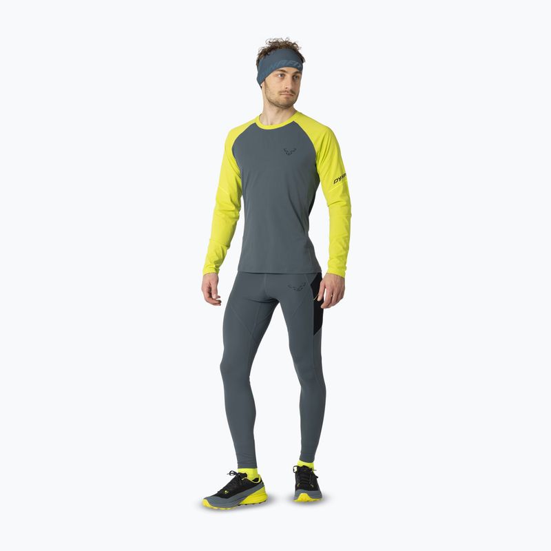 Férfi hosszú ujjú futópóló DYNAFIT Alpine Pro ultra yellow/0720 2