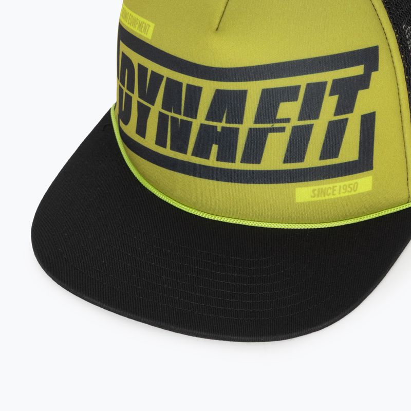 Baseball sapka DYNAFIT Graphic Trucker golden lime/tabloid 3