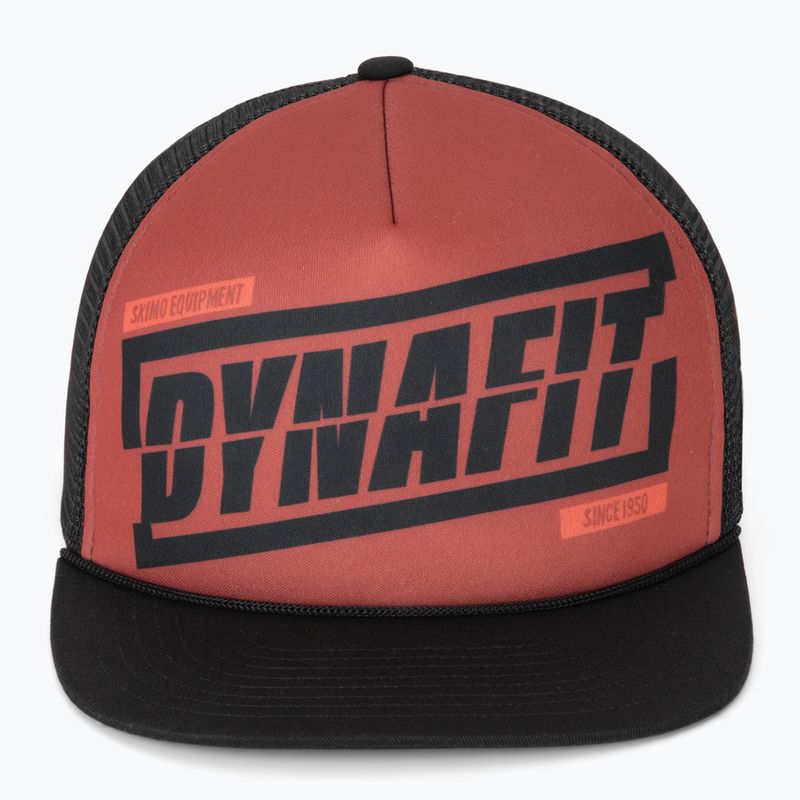Baseballsapka DYNAFIT Graphic Trucker mineral red/tabloid 2