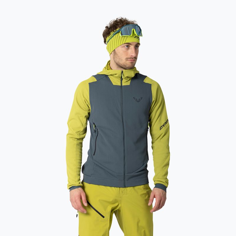 Férfi pulóver DYNAFIT Blacklight Thermal Hooded Jacket golden lime/0720