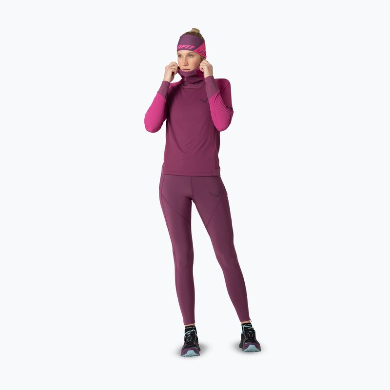 Női futófelső DYNAFIT Alpine Hooded magenta/6a70 2