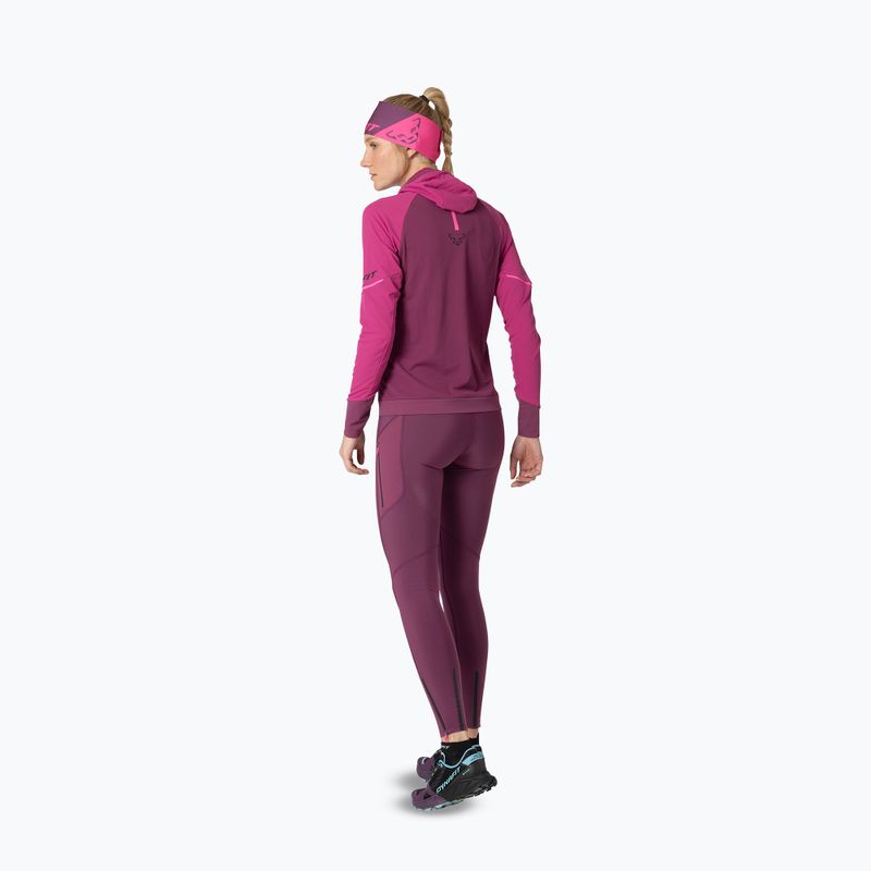 Női futófelső DYNAFIT Alpine Hooded magenta/6a70 3