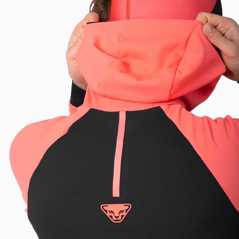Női futó pulóver DYNAFIT Alpine Hooded ultra coral/0910 4
