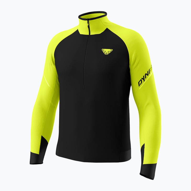 Férfi futó pulóver DYNAFIT Alpine 1/2 Zip Tee ultra yellow/0910 4