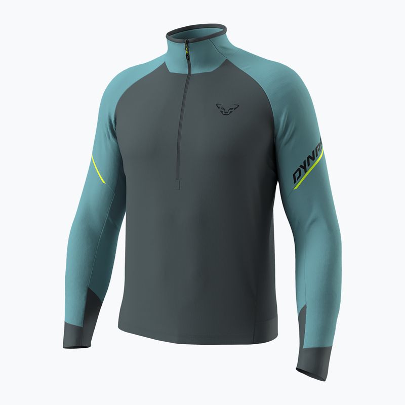 Férfi futó pulóver DYNAFIT Alpine 1/2 Zip Tee smoke blue/0720 4