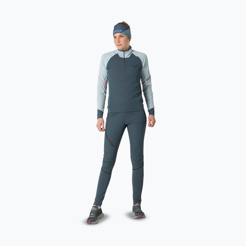Női futó pulóver DYNAFIT Alpine 1/2 Zip Tee cloud blue/0720 2