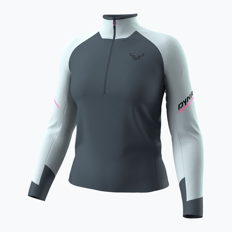 Női futó pulóver DYNAFIT Alpine 1/2 Zip Tee cloud blue/0720 6