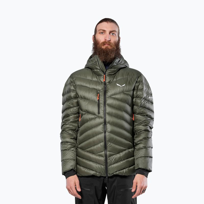 Férfi bélelt dzseki Salewa Ortles Med 3 Rds Dwn faded green