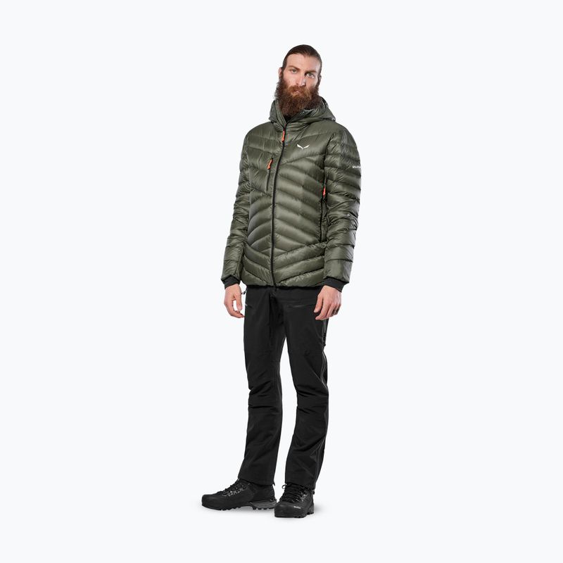 Férfi bélelt dzseki Salewa Ortles Med 3 Rds Dwn faded green 2