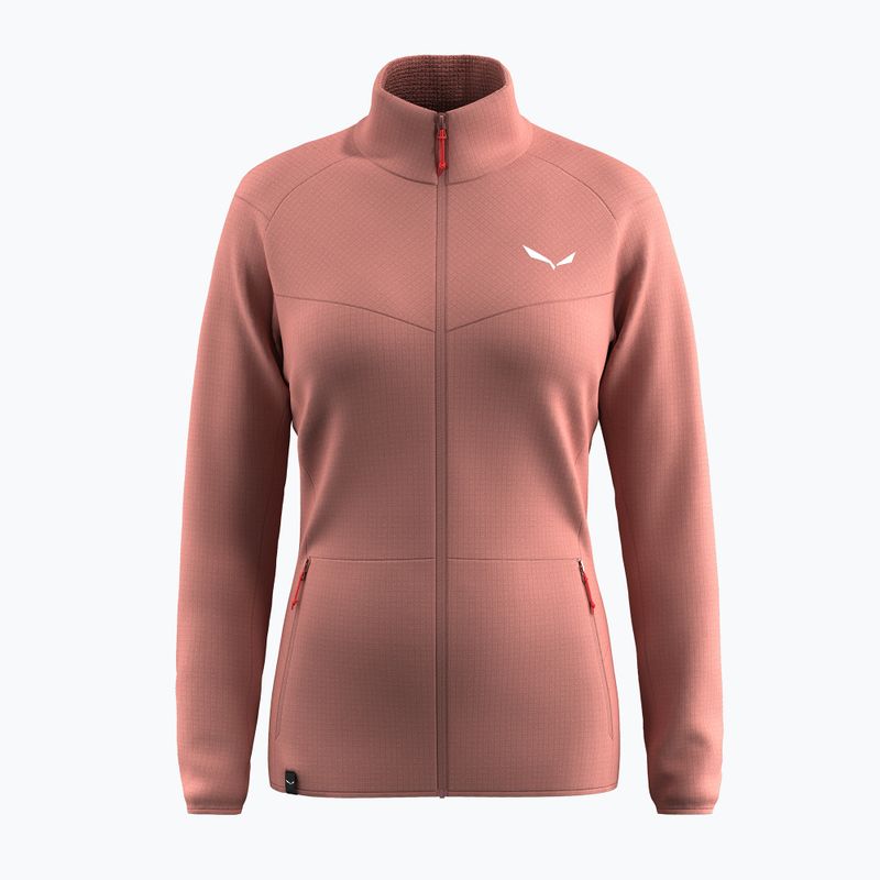 Női túrapulóver Salewa Puez Cammio PL desert pink
