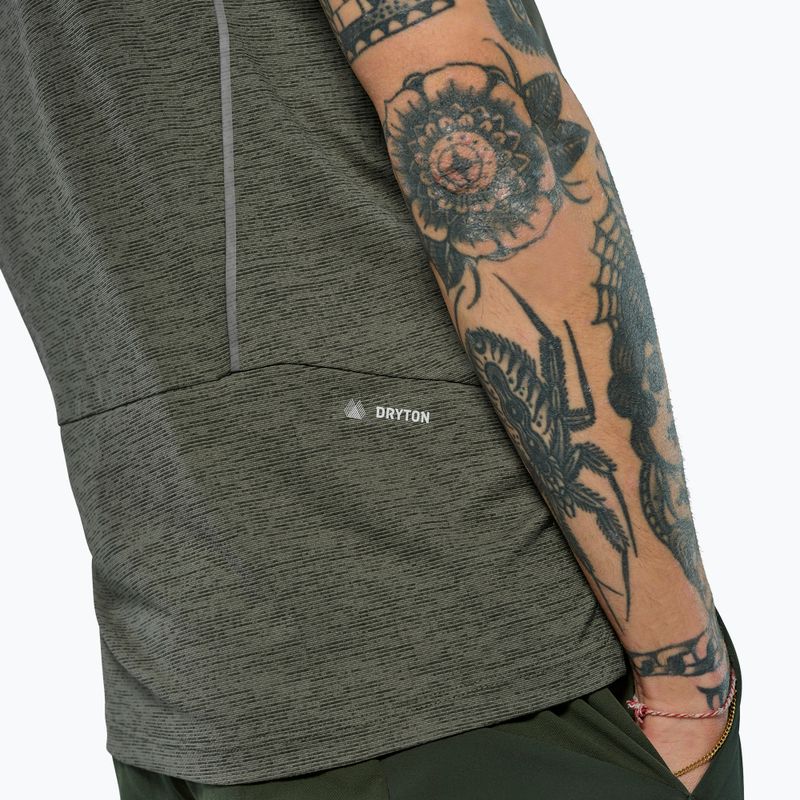 Férfi póló Salewa Pedroc Dry Wind faded green 6