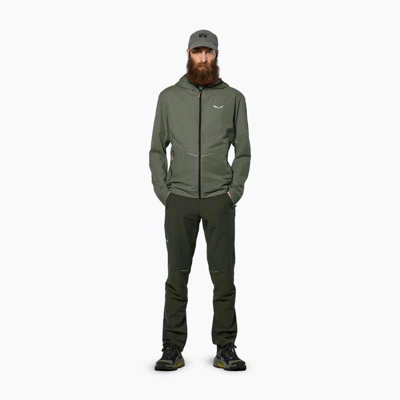 Férfi szélálló dzseki Salewa Pedroc Wind Hood faded green 2