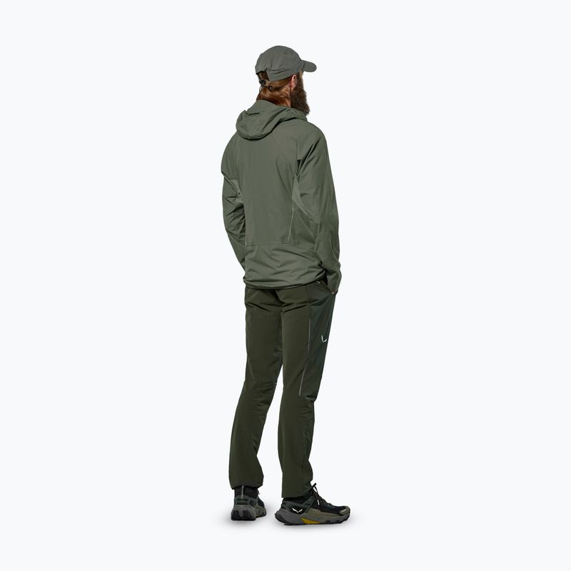 Férfi szélálló dzseki Salewa Pedroc Wind Hood faded green 3