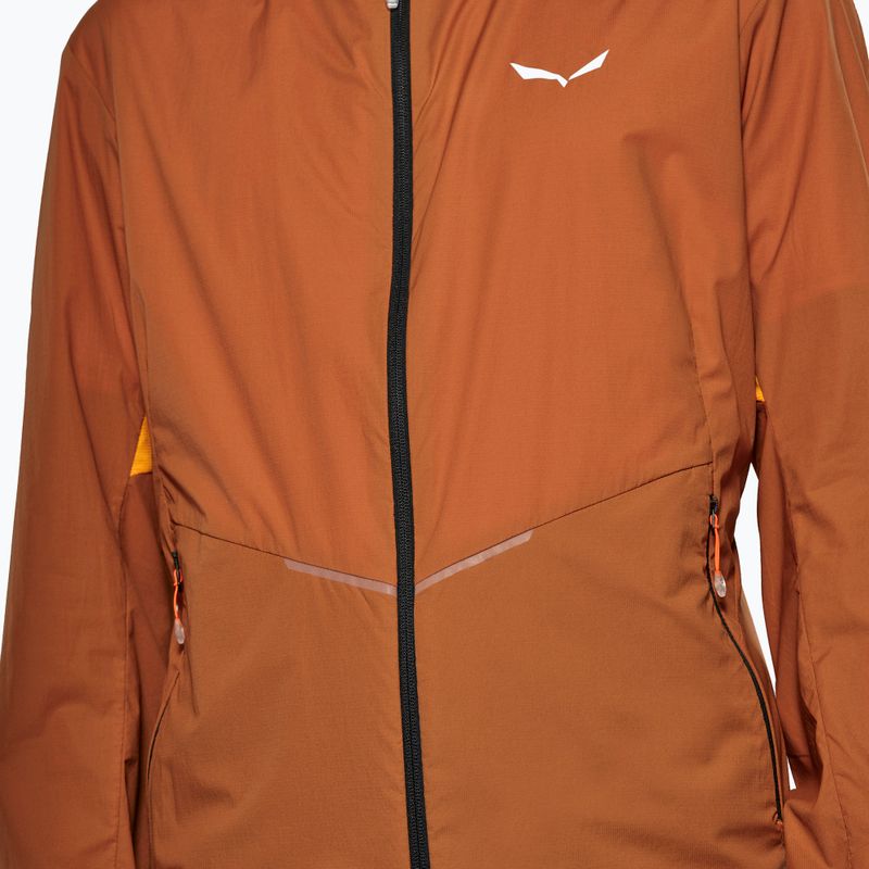 Férfi széldzseki Salewa Pedroc Wind Hood Bombay Brown 4