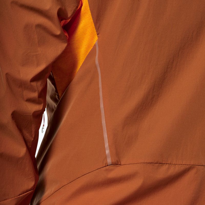 Férfi széldzseki Salewa Pedroc Wind Hood Bombay Brown 5