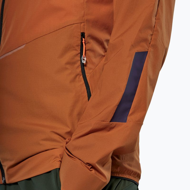Férfi széldzseki Salewa Pedroc Wind Hood Bombay Brown 6