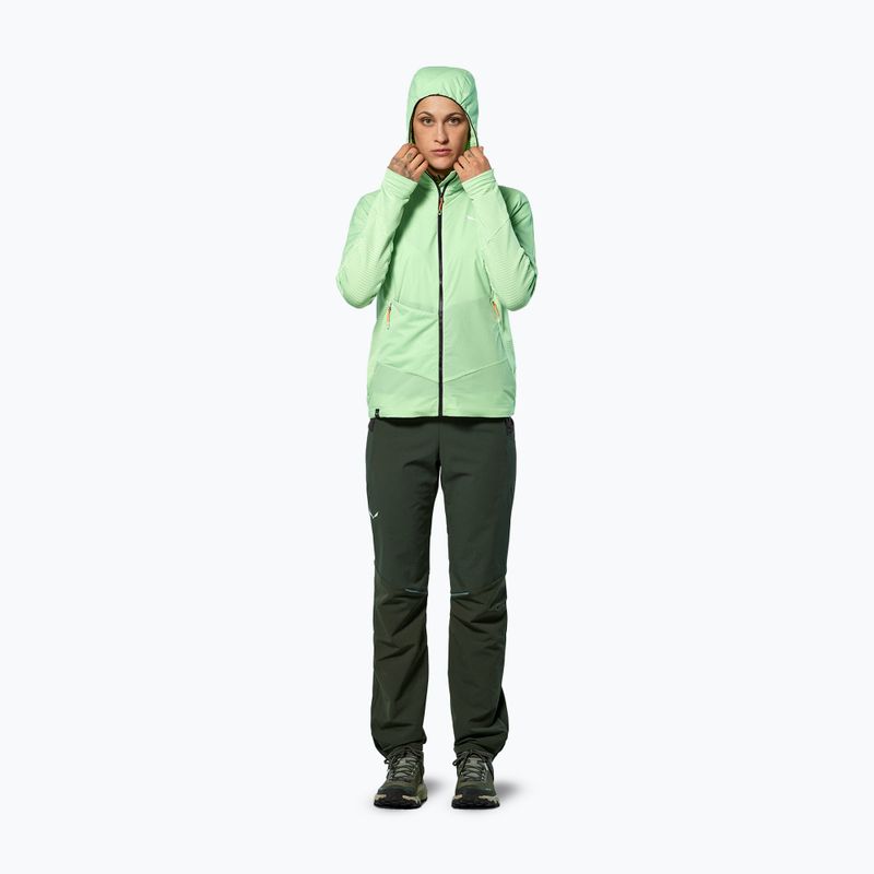 Női széldzseki Salewa Pedroc Polarlite Wind Hood pastel green 2